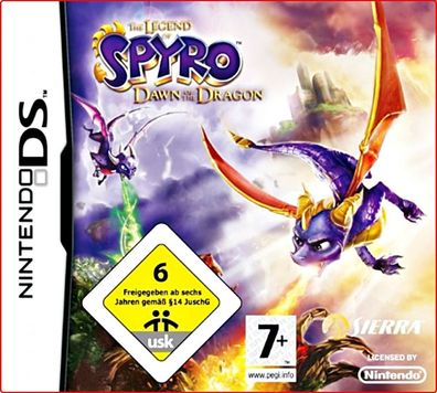 Nintendo DS, DSI, Advance SP: The Legends of Spyro: Dawn of Dragon, Adventure, Fusion