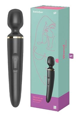 Satisfyer Wand-er Woman - Schwarz/Gold