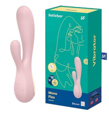 Satisfyer Mono Flex G-Punkt Vibrator mit App - Malvenfarbig