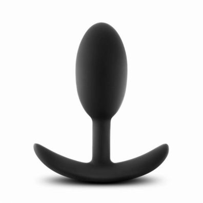 Anal Adventures Platinum - Silicone Vibra Slim Plug - Mittelgroß