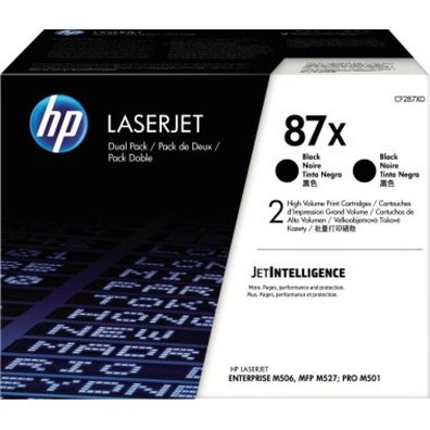 HP Cartridge No 87X HP87X HP 87X Black Schwarz (CF287XD)