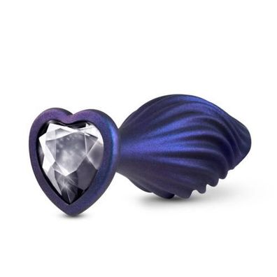 Anal Adventures Matrix - Swirling Bling Analplug - Saphir