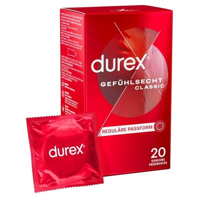 DUREX Gefühlsecht Classic 20 St. -New Design