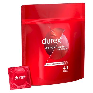 DUREX Gefühlsecht Classic 40 St. -New Design