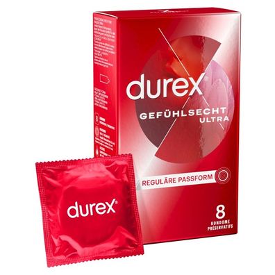 DUREX Gefühlsecht Ultra 8 St. -New Design