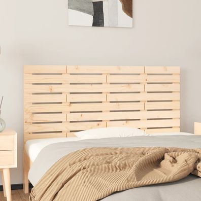 vidaXL Wand-Kopfteil 126x3x63 cm Massivholz Kiefer