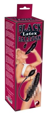 Pumpdildo Black Latex Balloon