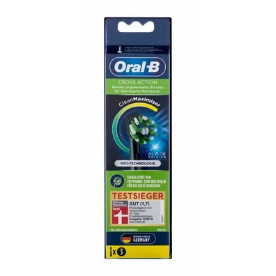 Oral-B CrossAction CleanMaximiser Black Edition 3er (schwarz)