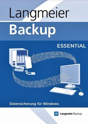 Langmeier Backup Essentials 12 | 1 PC|Dauerlizenz + 1 Jahr Maintenance|eMail|ESD