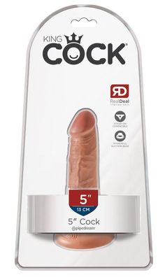 King Cock 5 Cock Tan