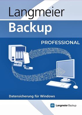 Langmeier Backup Professional 12 | 1 PC|Dauerlizenz + 1 Jahr Maintenance|eMail|ESD