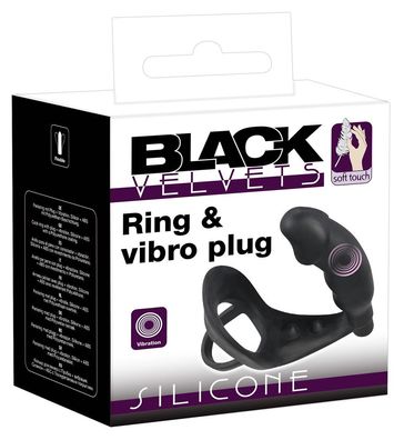 Black Velvets ring + vibro plu