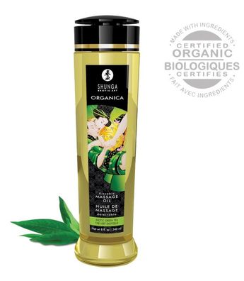 Organica Massageöl - Grüner Tee - 8 fl oz / 240 ml