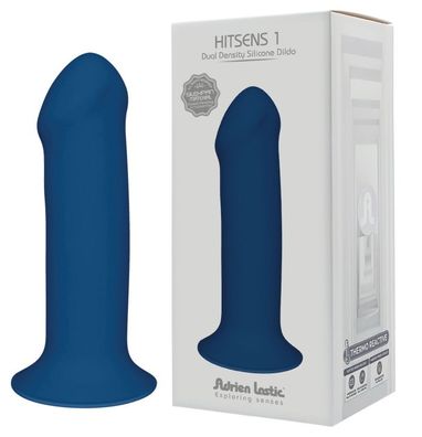 ADRIEN LASTIC Hitsens 1 Dual Density Silicone Dildo blue