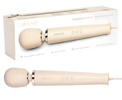 Le Wand Powerful Plug-In Vibrating Massager Cream