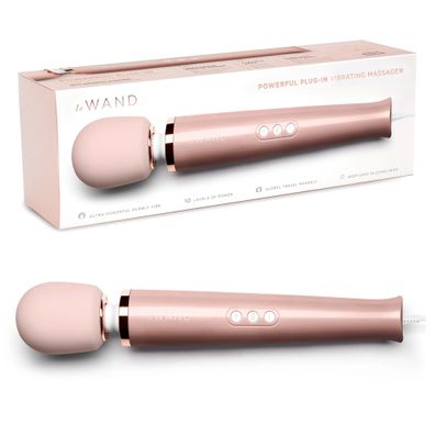 Le Wand Powerful Plug-In Vibrating Massager Rose Gold