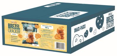 Hellma 70103472 Knabbergebäck Brezel Cracker 28 x 35 g