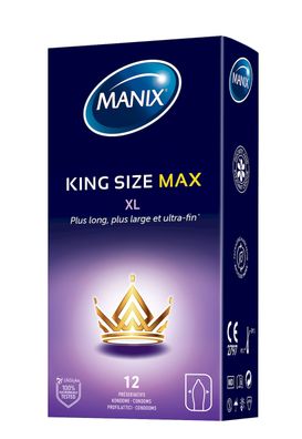 MANIX King Size Max 12 St