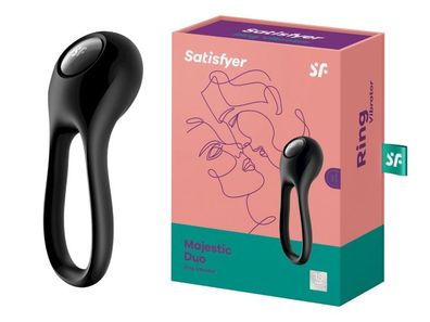 Satisfyer Majestic Duo Ring Vibrator black