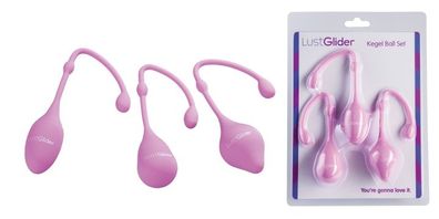 LustGlider Kegel Ball Set rosa