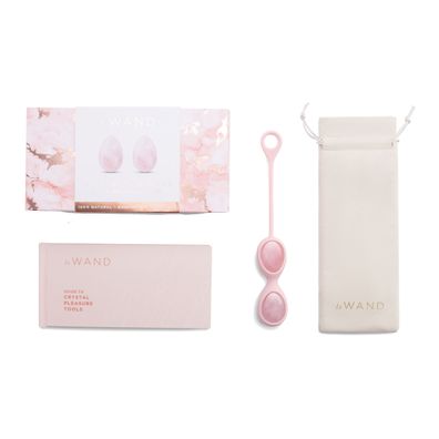 Le Wand Crystal Yoni Eggs Rose Quartz