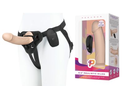 Pegasus 6,5' Realistic Dildo & Harness Set