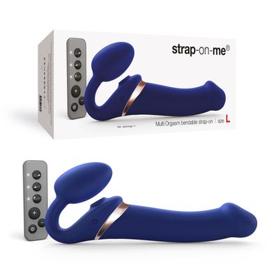 Strap-on-me Multi-Orgasm Bendable night blue L