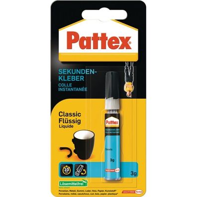 Sekundenkleber Pattex Classic Flüssig 3 g