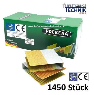 Breitrücken Klammern WP160CSVHA-ETA stark verzinkt Prebena WP Tjep MF-14 Senco SP