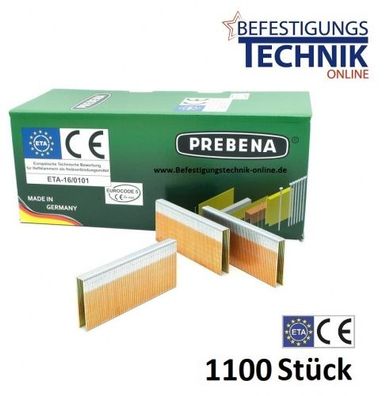 Breitrückenklammern WP130CSVHA-ETA stark verzinkt Prebena WP Tjep MF-14 BeA 246 Senco