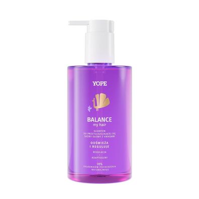 YOPE Balance My Hair Shampoo für fettige Kopfhaut mit Säuren 300ml