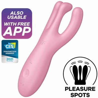 Satisfyer Vibrator Threesome 4 pink