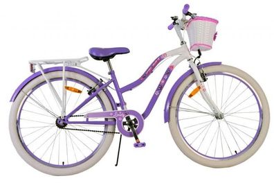 Volare Lovely Kinderfahrrad - Mädchen - 26 Zoll - Lila - Zweihandbremsen