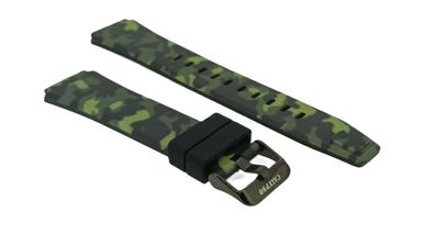 Calypso Uhrenarmband Einschnitt 18/25mm schwarz camouflage > K5812/4