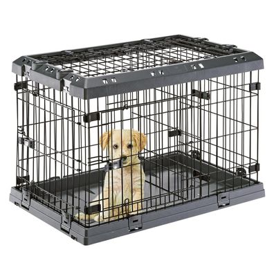 Ferplast Hundekäfig Superior 75 77x51x55 cm Schwarz