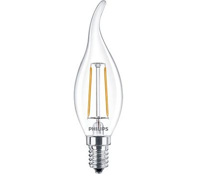 CLA LEDCandle 2-25W E14 827 BA35 klar