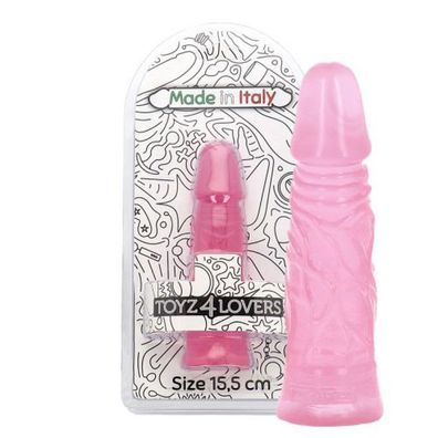 Ezio transparent pink Dildo