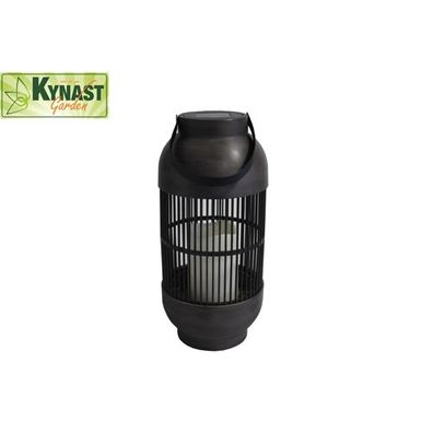 Kynast Garden Solar Henkellaterne braun mit LED Kerze Höhe 44cm