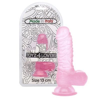 Leo transparent Pink Dildo