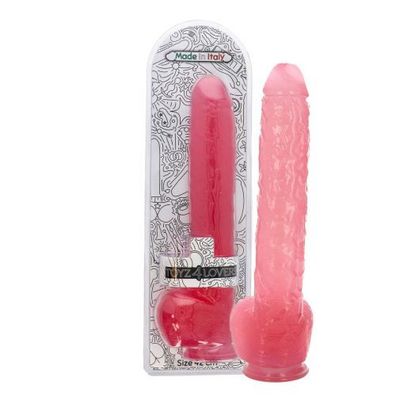 Dildo Goliath Transparent pink