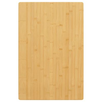 vidaXL Tischplatte 60x100x2,5 cm Bambus