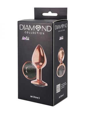 Butt Plug Diamond Jet Shine S Rose Gold