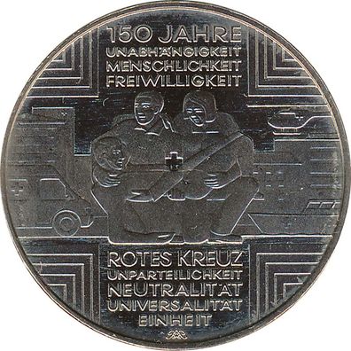 BRD 10 Euro 2013 A 150 Jahre Rotes Kreuz*