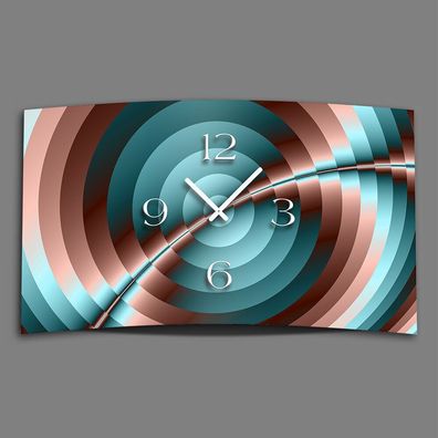 Digital Designer Art psycodelic Designer Wanduhr modernes Wanduhren Design leise