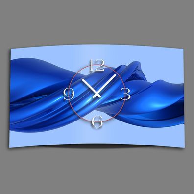 Digital Designer Art abstrakt blau Designer Wanduhr modernes Wanduhren Design le