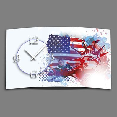 Digital Designer Art American Dream Designer Wanduhr modernes Wanduhren Design l