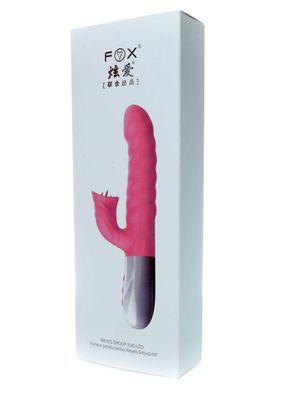 Foxshow - Vibrator - Silicon, Vibrator 7 Function and Heating Mode, PURPLE