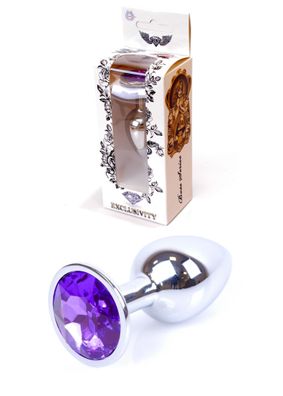 Plug-Jawellery Silver PLUG- Purple