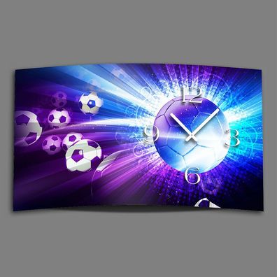 Digital Designer Art Soccer Designer Wanduhr abstrakt modernes Wanduhren Design