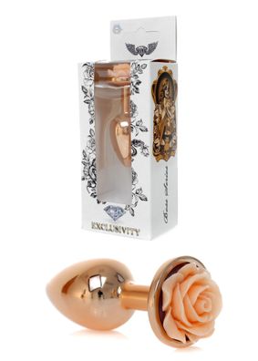 Rose Gold Plug - Jewelery With Rose - Peach